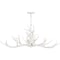 Quoizel Brosh Linear Chandelier 6 Lights Antique White BSH640AWH - alternate 2